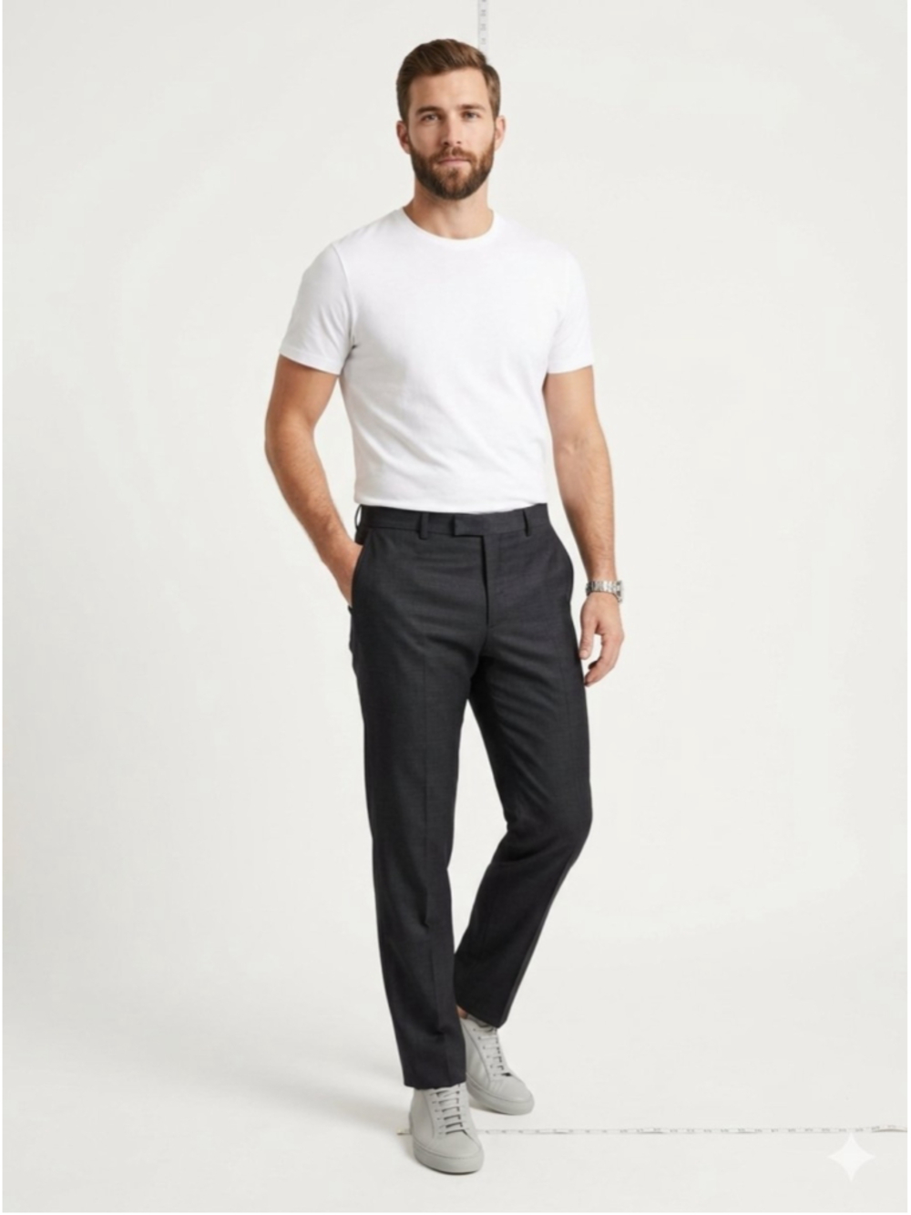 Calvin Klein Men's Grey Dress Trousers Dress Pant 259 work party travel office